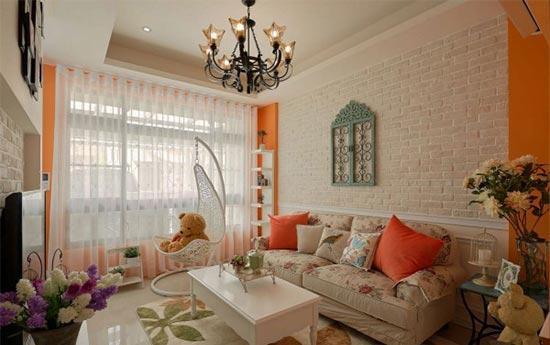 田园风格客厅装修案例