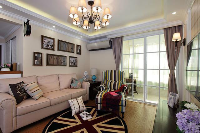 80平方小户型两室一厅混搭设计