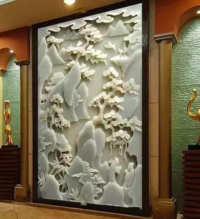 用翡翠做电视背景墙