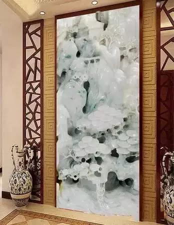 用翡翠做电视背景墙