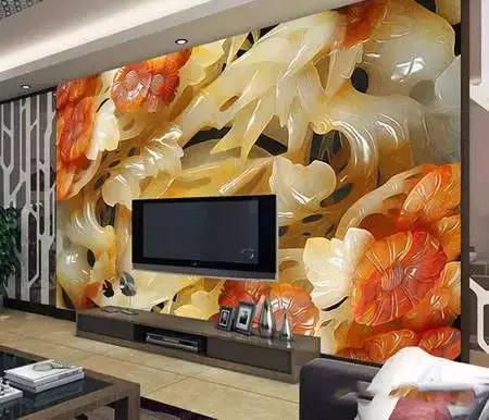 用翡翠做电视背景墙