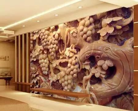 用翡翠做电视背景墙