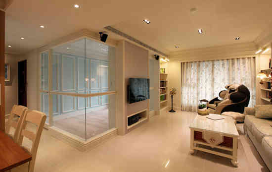 美式田园风格小三房装修案例