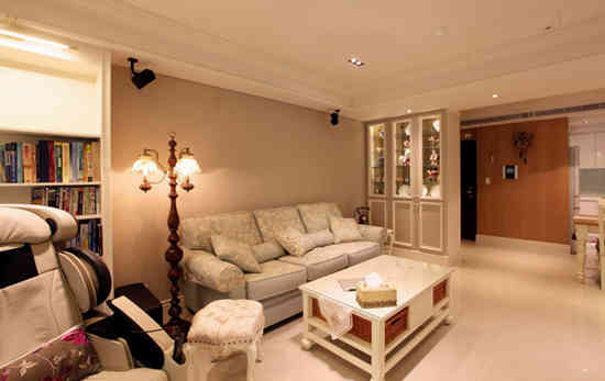 美式田园风格小三房装修案例