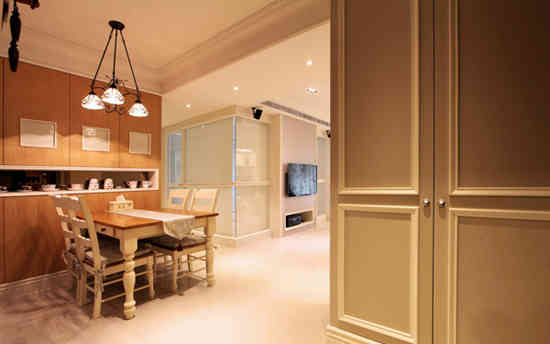 美式田园风格小三房装修案例