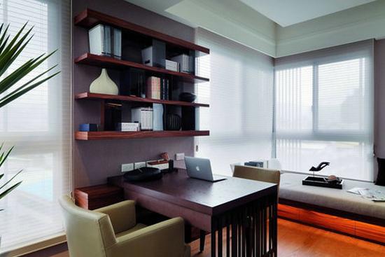 中式风格典雅书房装修案例