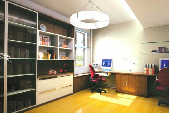 中式风格典雅书房装修案例