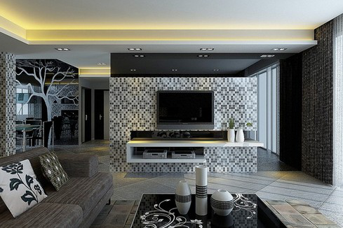 灰色为主色调的装修案例