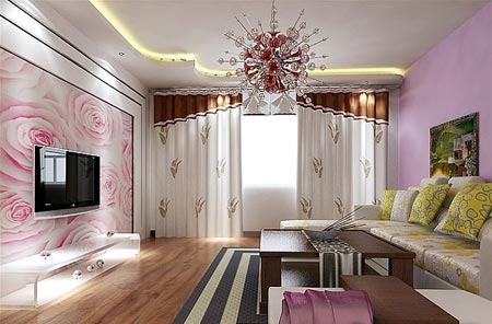 客厅吊顶装修效果图