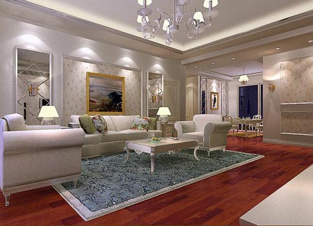 客厅吊顶装修效果图