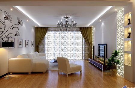 客厅吊顶装修效果图