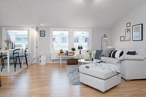 没有吊顶的客厅装修