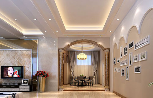 客厅吊顶装修案例