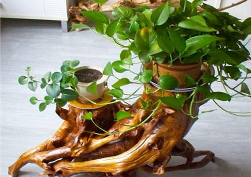 根雕花架的制作工序与方法