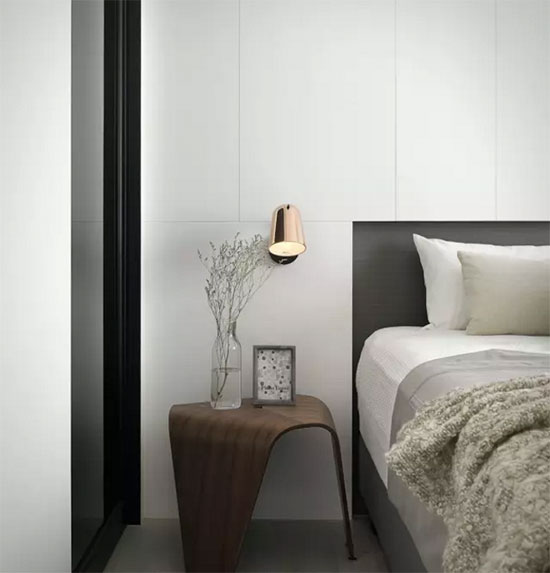 装修采用黑白色搭配