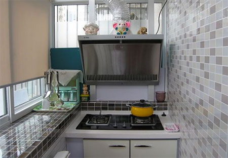 把阳台改成厨房