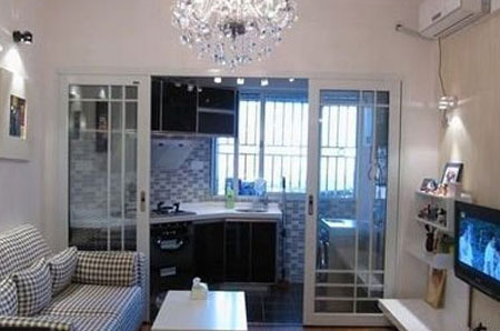 把阳台改成厨房