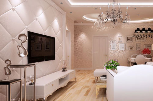 客厅电视背景墙装修案例