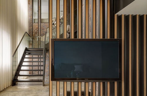 客厅电视背景墙装修案例