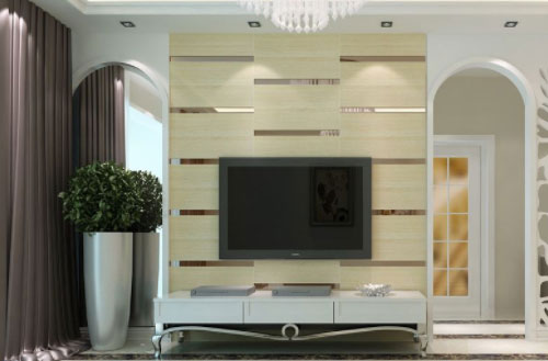 客厅电视背景墙装修案例