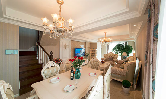 简欧风复式装修案例