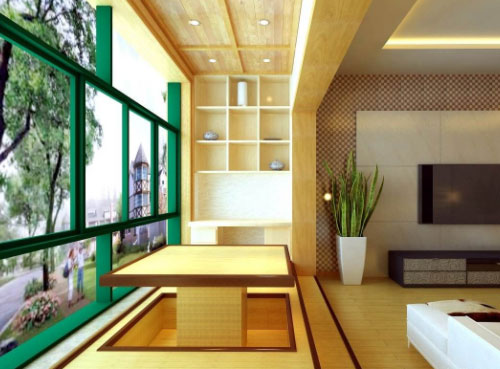 大气实用美观的阳台装修方式