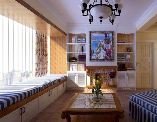 大气实用美观的阳台装修方式