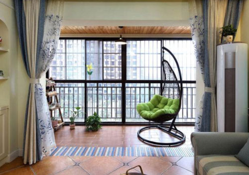 大气实用美观的阳台装修方式