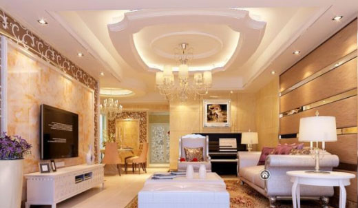 漂亮大气的吊顶装修案例
