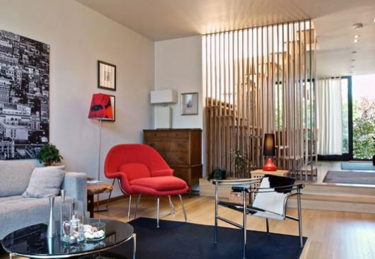 客厅隔断装修案例