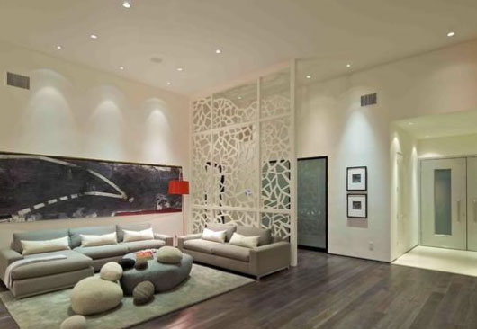 客厅隔断装修案例