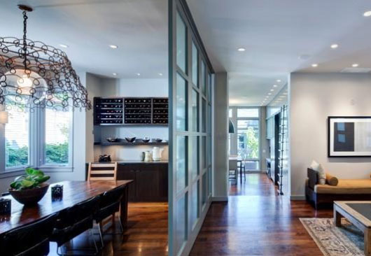 客厅隔断装修案例