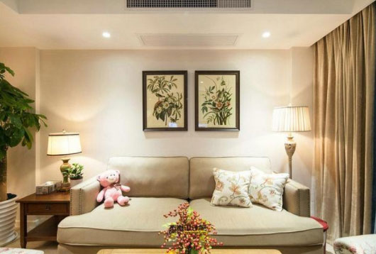 简单装修68平米温暖小两房