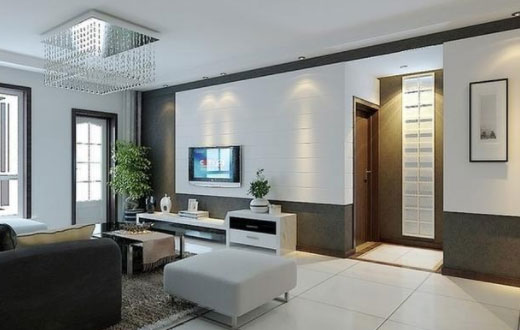 简洁温馨小三房装修案例