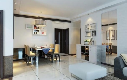 简洁温馨小三房装修案例