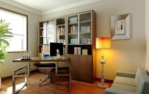 简洁温馨小三房装修案例