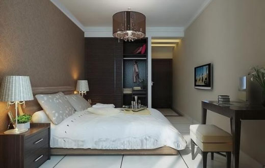 简洁温馨小三房装修案例