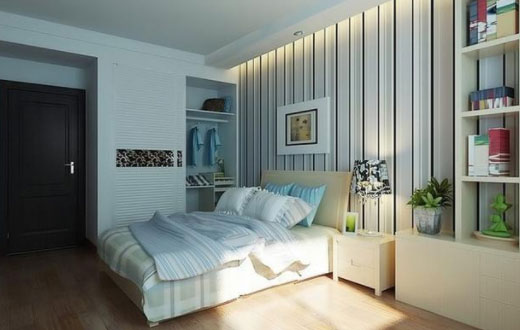 简洁温馨小三房装修案例