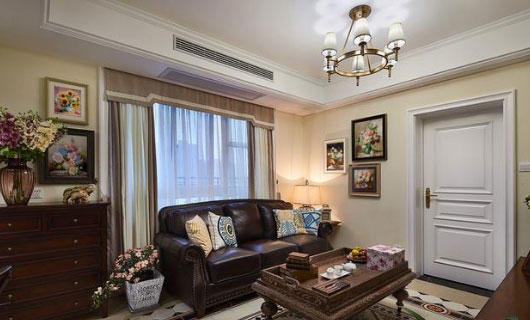 美式风格小两房装修案例