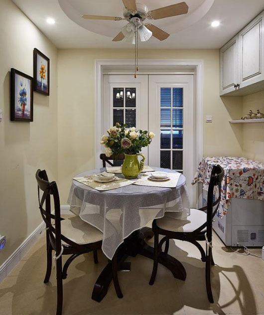 美式风格小两房装修案例