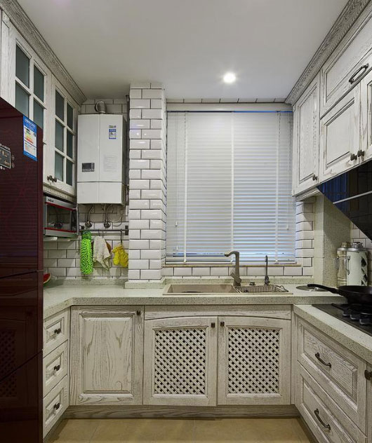 美式风格小两房装修案例