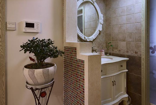 复古风格餐厅装修,两房装修案例