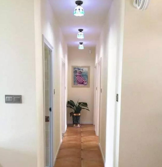 绿色隔断墙,电视背景墙