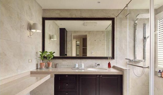 卫生间装修,温馨的三房装修