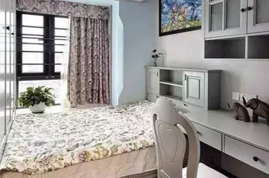 复古美式风格三房装修