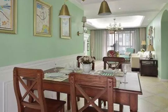 美式乡村风大三房装修