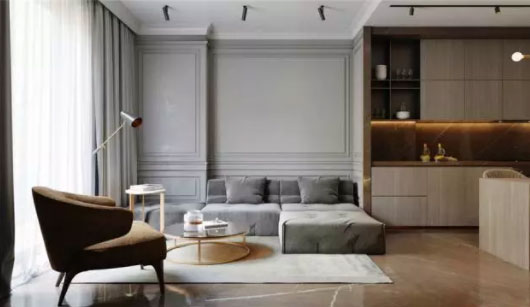 客厅餐厅厨房一体