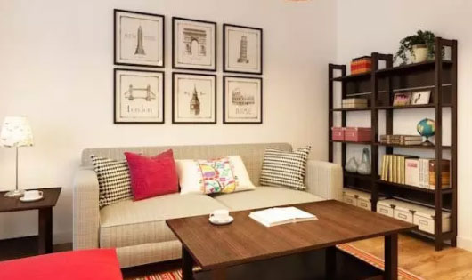 两房装修没吊顶墙面刷白