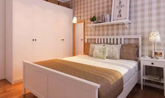 两房装修没吊顶墙面刷白