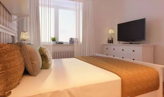 两房装修没吊顶墙面刷白